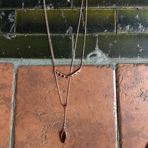 Stella & Dot Rose Gold Lariat